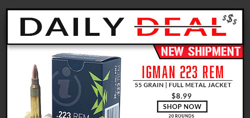 Igman - 223 Rem - 55 Grain - FMJ - 20 Rounds