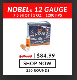Nobel Sport - Target Low Recoil - 12 Gauge - #7.5 Shot - 2-3/4