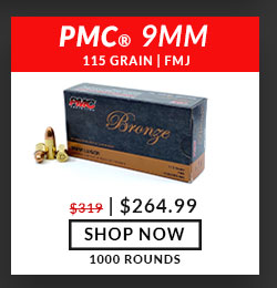 PMC - Bronze - 9mm - 115 Grain - FMJ - 1000 Rounds